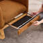 Chaise longue berçante avec repose-pieds Accent-1813445815