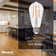 LED Filament Pack of (4) 13 Watt Dimmable ST18 Light Bulbs with a Clear Finish and Medium (E26) Base