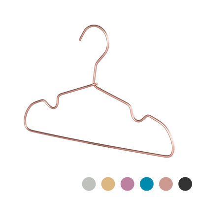 Harbour Housewares - Metallic Children's Coat Hanger