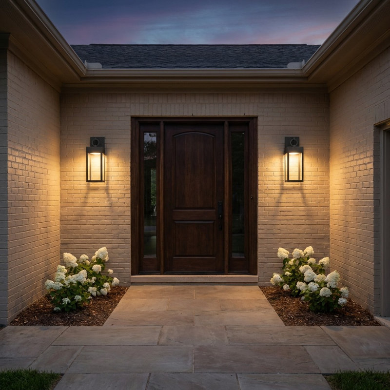 Sesha Wall Lantern, 16" H x 5.75" W x 6.63" D