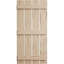 Volets rustiques en faux bois à quatre planches espacées (par paire)-71288263-88966849-88966855