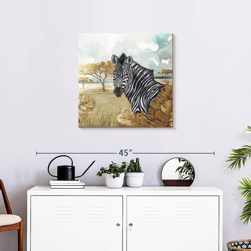Crowle Zebras, 24" H x 24" W