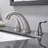 2-handle Bathroom Faucet with Drain Assembly