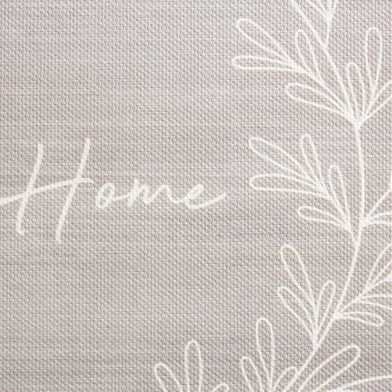 Tapis de cuisine MARTHA STEWART Bloomfield Home Sweet Home bleu 18 po x 30 po, Gris, Tapis de couloir 1 pi 6 po x 4 pi