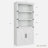 70'' Tall Farmhouse Bookcases With Doors, 5 Tier Bookshelf With Storage-114963169-114963168