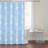 Uriel 72x72 Blue Shower Curtain