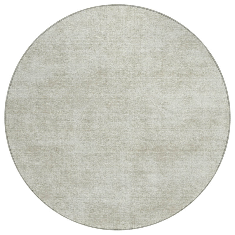 Machine Washable Indoor/Outdoor Chayden ACN1018, Round 8'