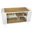 Maison de chat spacieuse en blanc - composée de bois de sapin et d'une structure en fer avec des portes en verre trempé fabriquées en bois et à l'intérieur