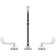 Triton Bowe 1.0 GPM Widespread Bathroom Sink Faucet with Laminar Flow, Gooseneck Spout and Wristblade Handles, Drain Not Included