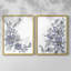 Periwinkle Patch III - reproduction encadrée de qualité supérieure - prête à être accrochée - aucun clou requis - aucun clou requis-287389865-287389862