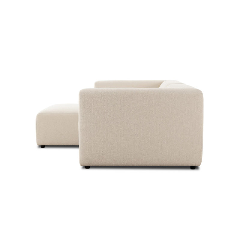 Lawndale 2PC Sectional LAFC-Fayette Cloud, Left Hand Facing, Fayette Cloud Polyester Blend