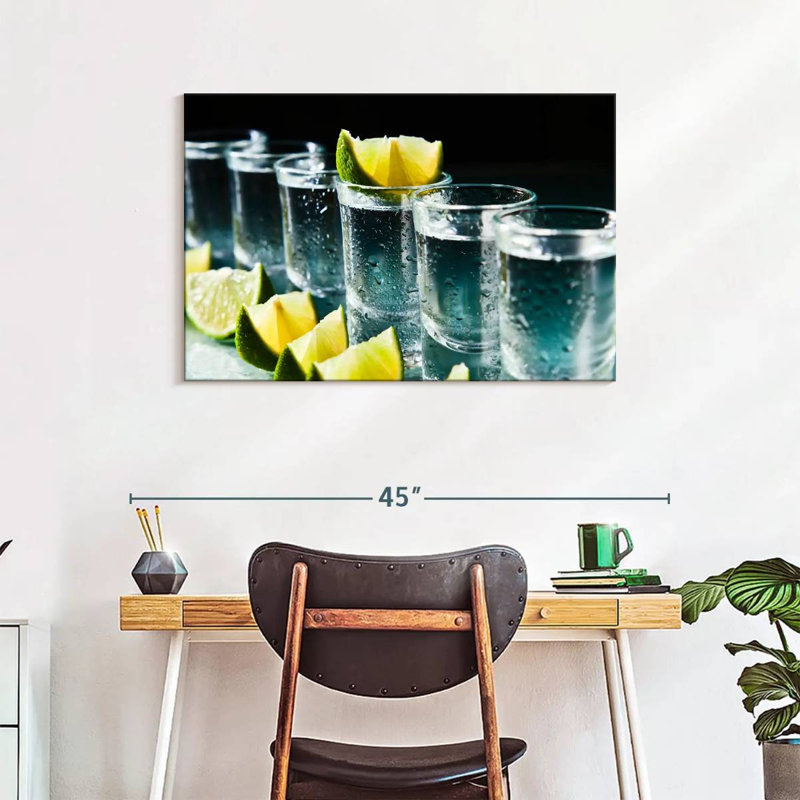 Yarlin Lime Tequila Drinks, 24" H x 36" W