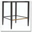 Tabouret de comptoir rembourré sans accoudoirs avec structure en métal-1304999542