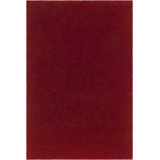 Laura Hand Knotted Wool Area Rug in Red