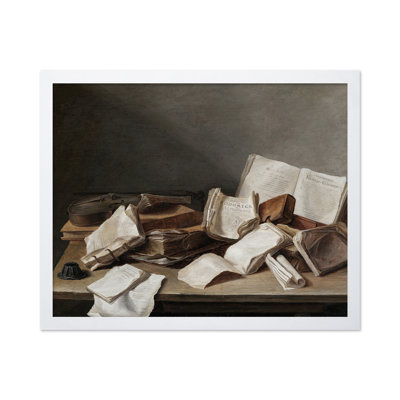 Nature morte avec des livres