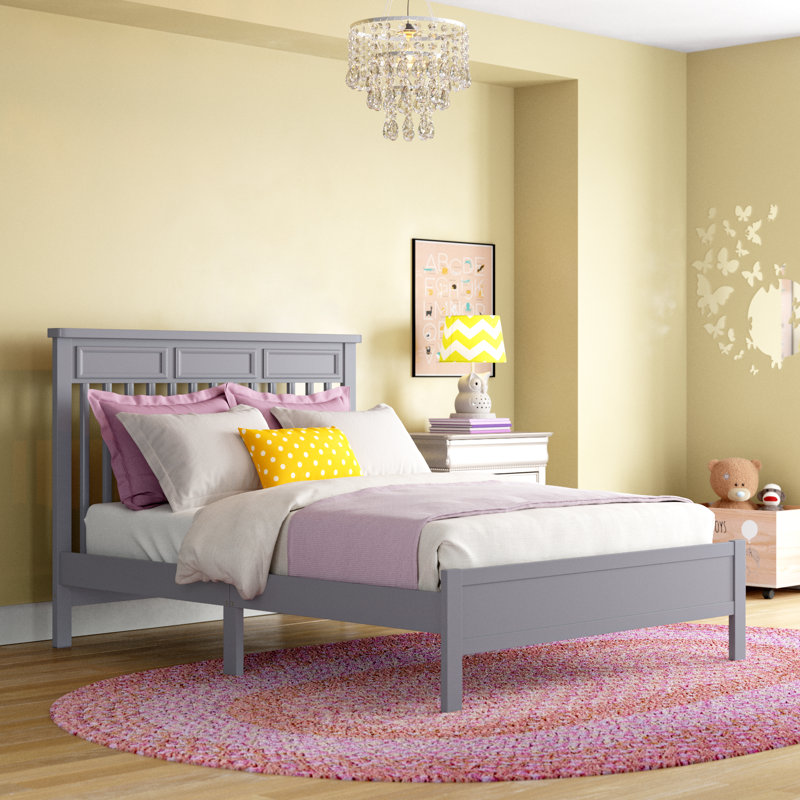 Cherwell Full Platform Bed, Gray