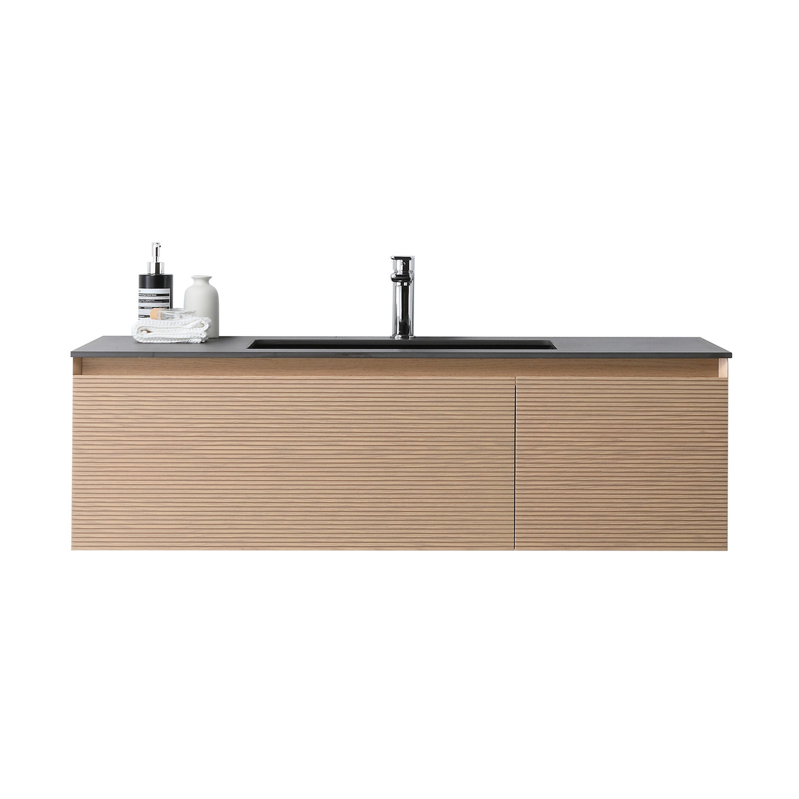 Diella 48'' Single Bathroom Vanity, Whitewash Oak