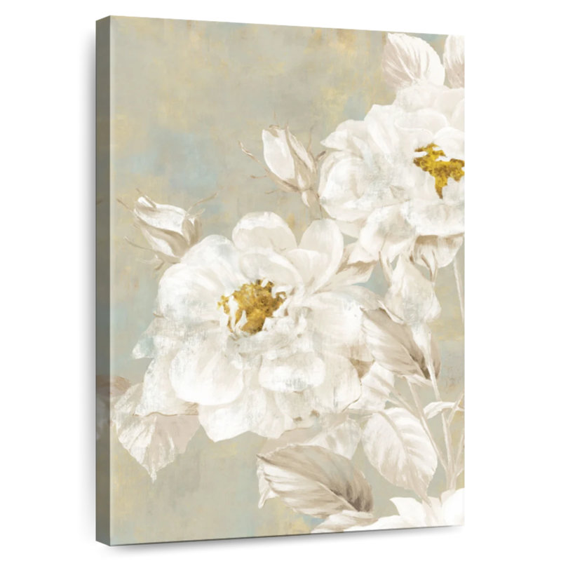 Rose blanche Harnek, H 24 po x l 16 po