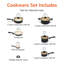 Perrysville 11 - Piece Granite Cookware Set