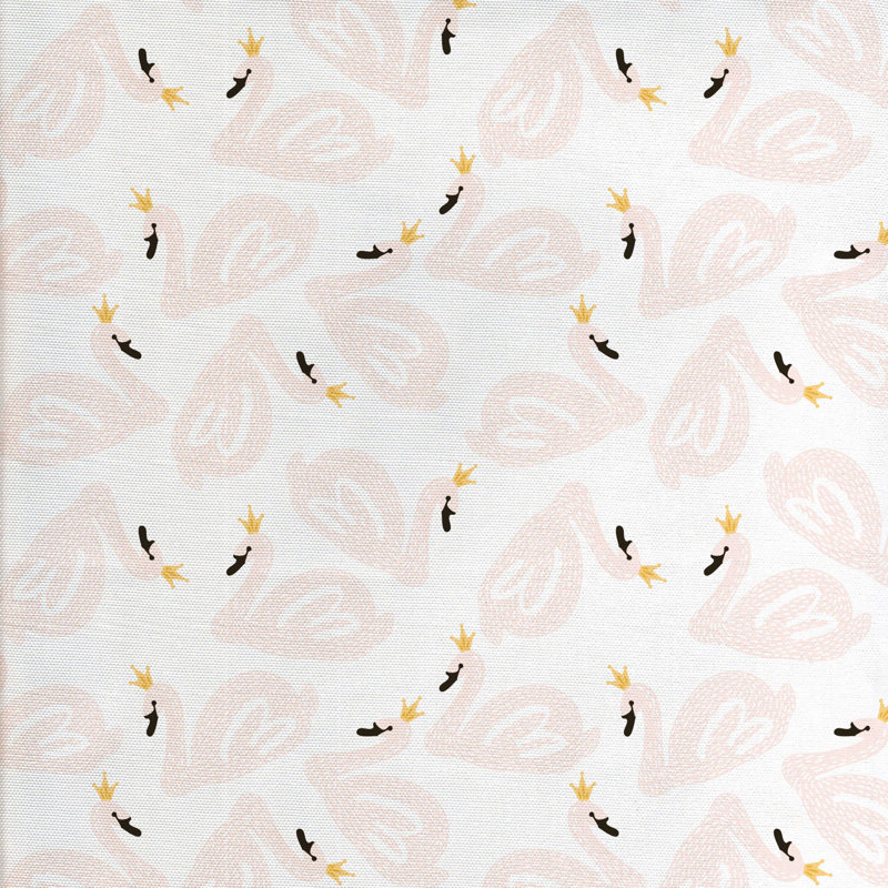 Tissu swan, H 36 po x l 58 po x P 1 po