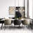 Brightwaters 5 - Light Kitchen Island Modern Linear Chandelier