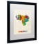 « venezuela aquarelle map », reproduction d’impression sur toile encadrée-15723119-70904263
