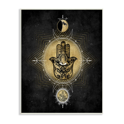 " Geometric Hamsa And Evil Eye Astrological Symbols " by Oliver Jeffries