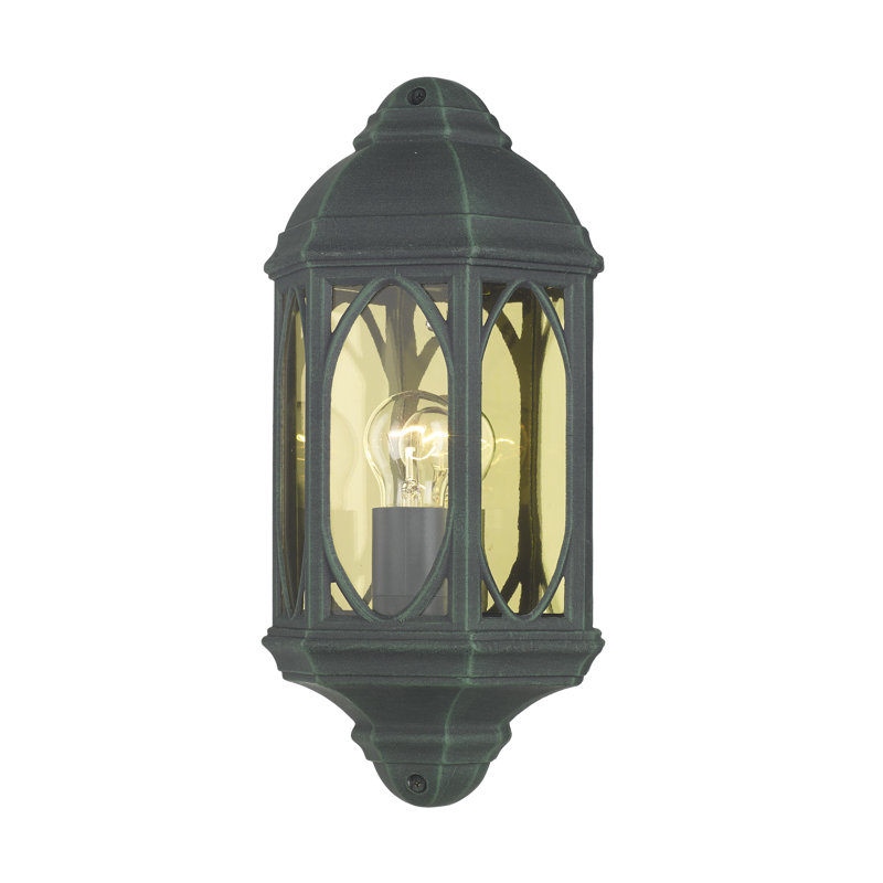 Aagam 36cm H Outdoor Wall Lantern, Black
