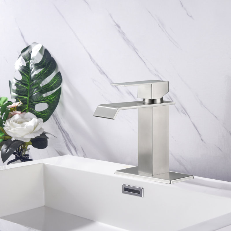 Robinet pour salle de bain Modern, Nickel brossé
