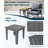 Hdpe Outdoor 2-Piece Coffee Table-258416178
