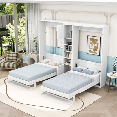 Lits escamotables avec armoires et tablettes Murphy
