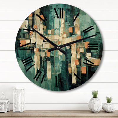 Horloge murale en bois massif Moutanabi