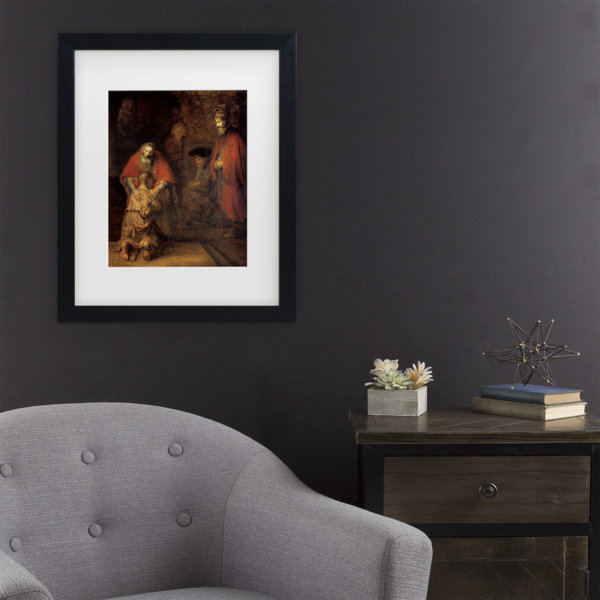 Canora Grey Return Of The Prodigal Son Framed On Canvas by Rembrandt ...