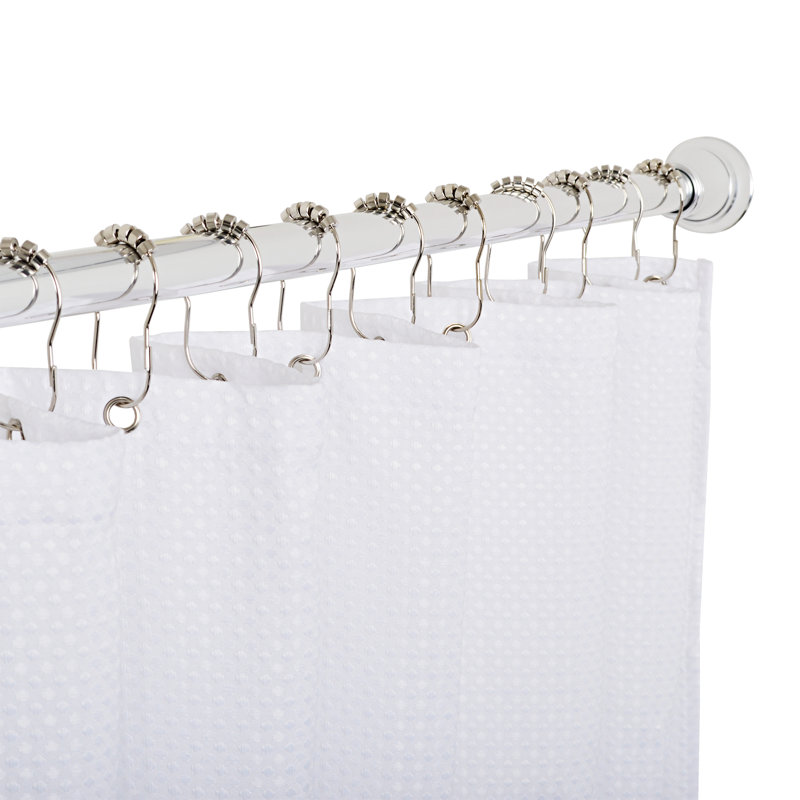 Steel Shower Curtain Hook, Chrome