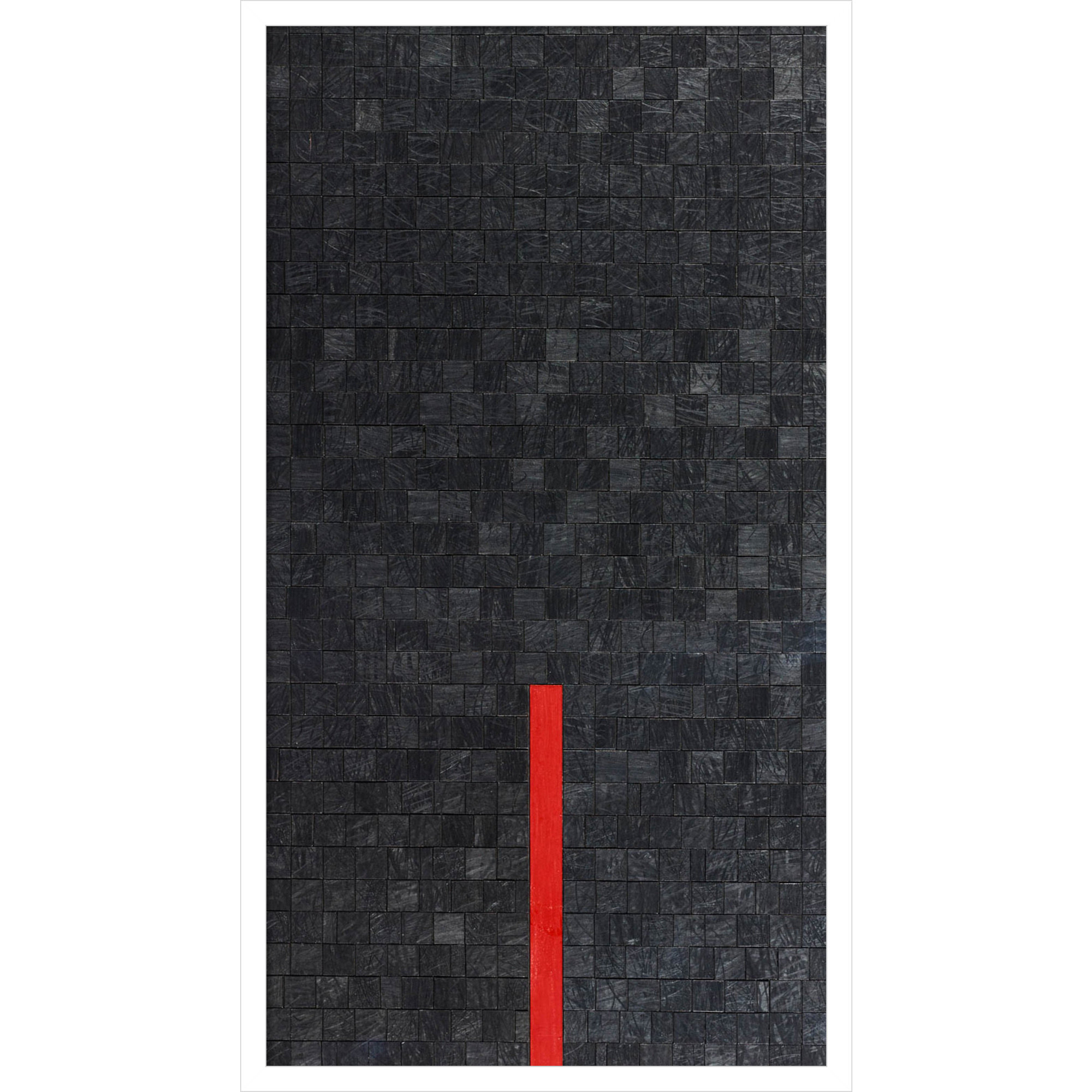 Close by Alex Dunn, 33" H x 19" W, White