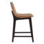 Tabouret de comptoir en similicuir avec pieds en bois massif-119721196-119721197