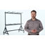 Chariot-chaise pliable à double face avec cadre en acier soudé Pruitt