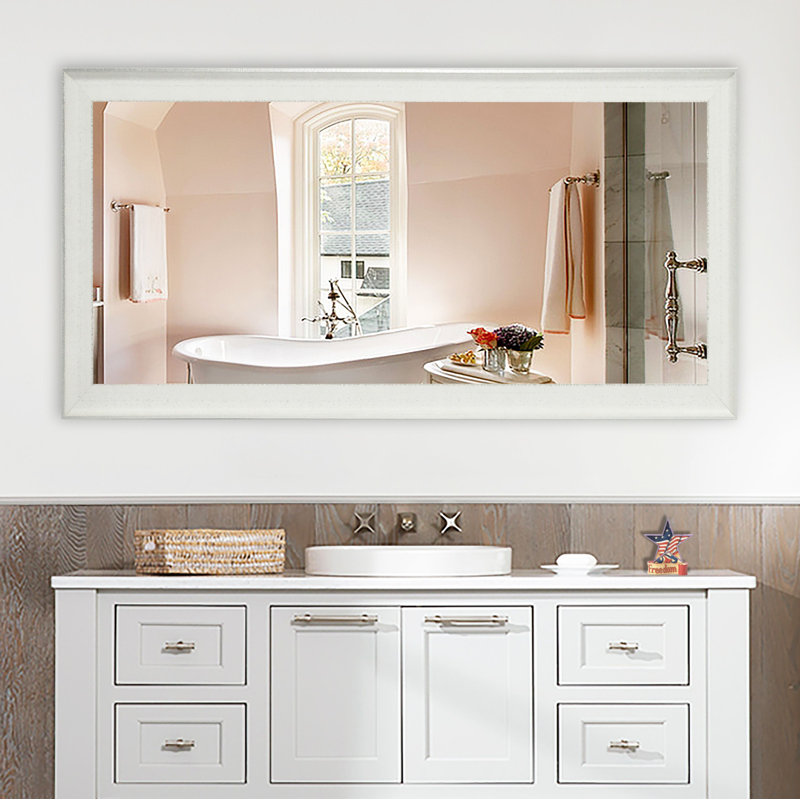 Miroir de salle de bain Burgoon, H 34 po x l 75,5 po