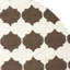 Tapis géométrique tissé à la main à motif banane en soie / laine / coton Rodgers-1722507086