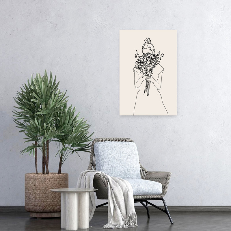 Art contemporain, art contemporain abstrait, H 48 po x l 32 po