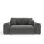 Two-seater square arms loveseat sofa-1560988676