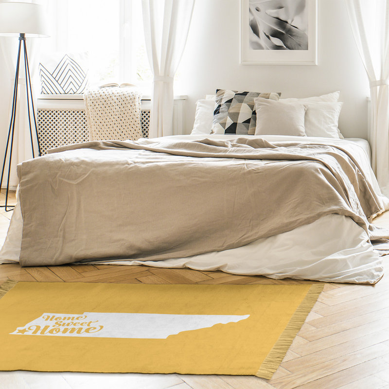 Tapis de zone jaune memphis the home