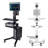 PC Computer Desktop Rolling Mobile Cart Workstation-1706432428