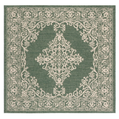 Courtyard Performance Oriental Indoor/Outdoor Area Rug
