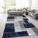 Tapis gris / bleu Angharad