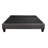 Twin Size Dark Grey Upholstered Platform Bed, Modern Design, Simple Construction, Easy Assembly Job Bed Frame, Color, Bedroom Headboard Kit Included-1474923714