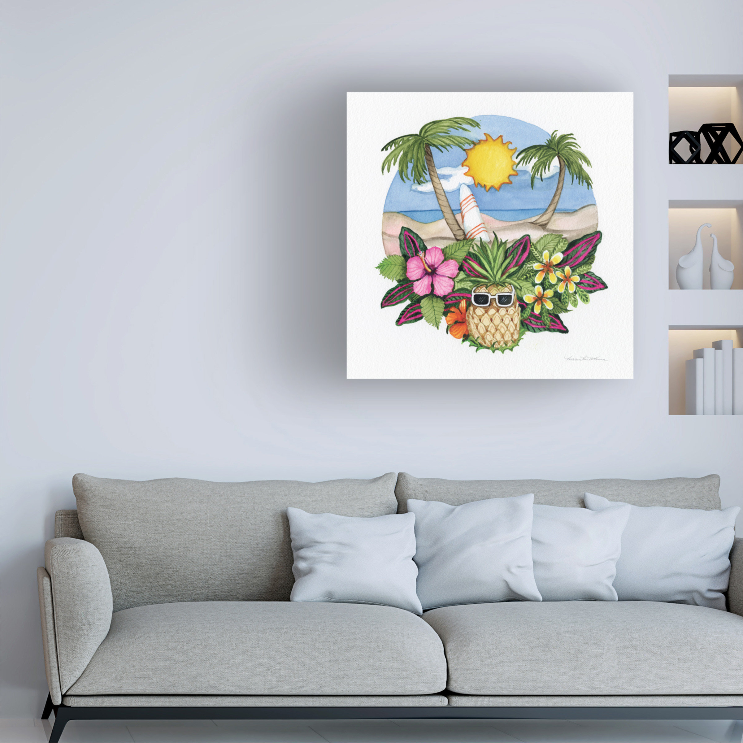 Trademark Fine Art Kathleen Parr Mckenna Fun In The Sun Canvas Wall Art ...