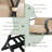 Gros Metal 2 - Person Outdoor Rocking Seating Group with Cushions, 3-Piece Outdoor Rocking Chairs Set With Glass Coffee Table-672824253