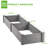 Over Ground Raised Garden Bed 96X28X10'', Large Long Planter Box For Outdoor, Tool-Free Assembly-1529593493-1529593515