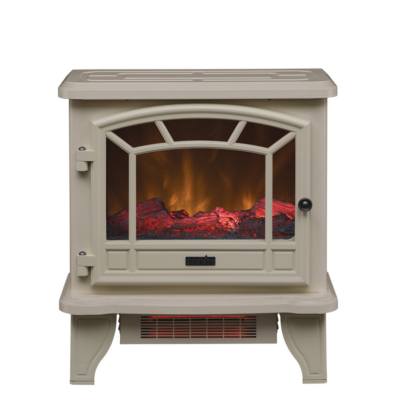 Poêle électrique Duraflame, Crème, crème